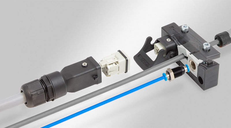 umi　0603 Split Cable Entry Frame with Conncetion for Han 3A / Han 4A